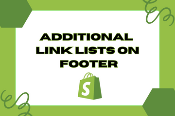 Additional Link Lists on Footer
