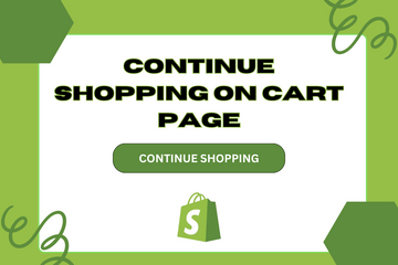 Continue Shopping On Cart Page