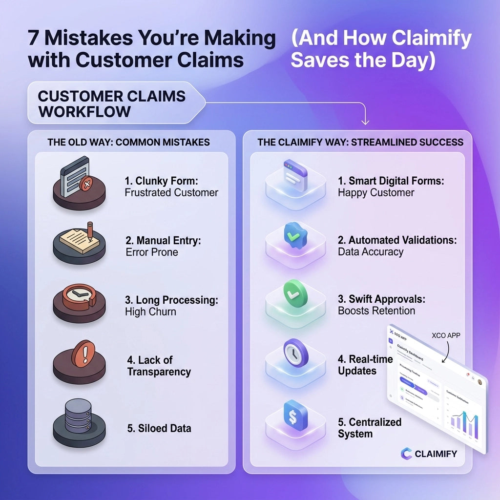 7 Mistakes You’re Making with Customer Claims (And How Claimify Saves