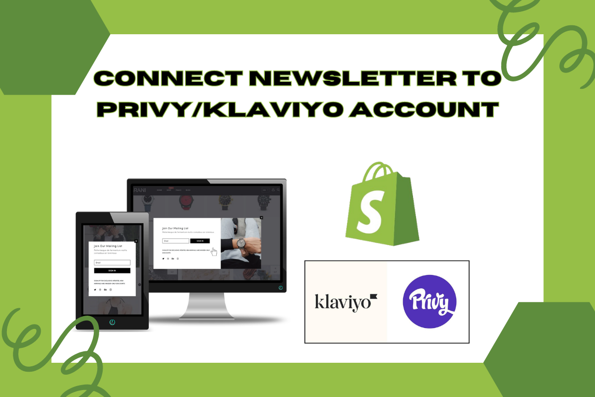 Connect Newsletter to Privy/Klaviyo Account