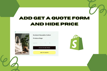 Add Get A Quote Form and Hide Price